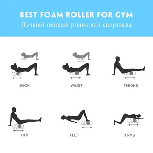 Fitness Foam Roller Set: Yoga Column & Soft Yoga Block Rieworkes