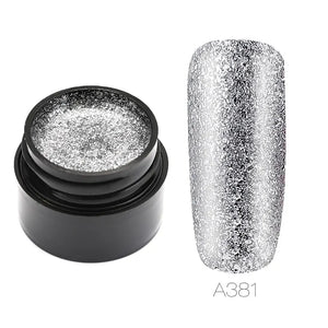 Hybrid Varnishes Gel Nail Polish Set Glitter Rieworkes