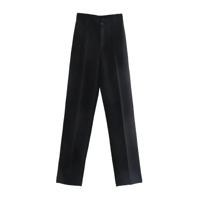 Office Wear Straight Pants Rieworkes