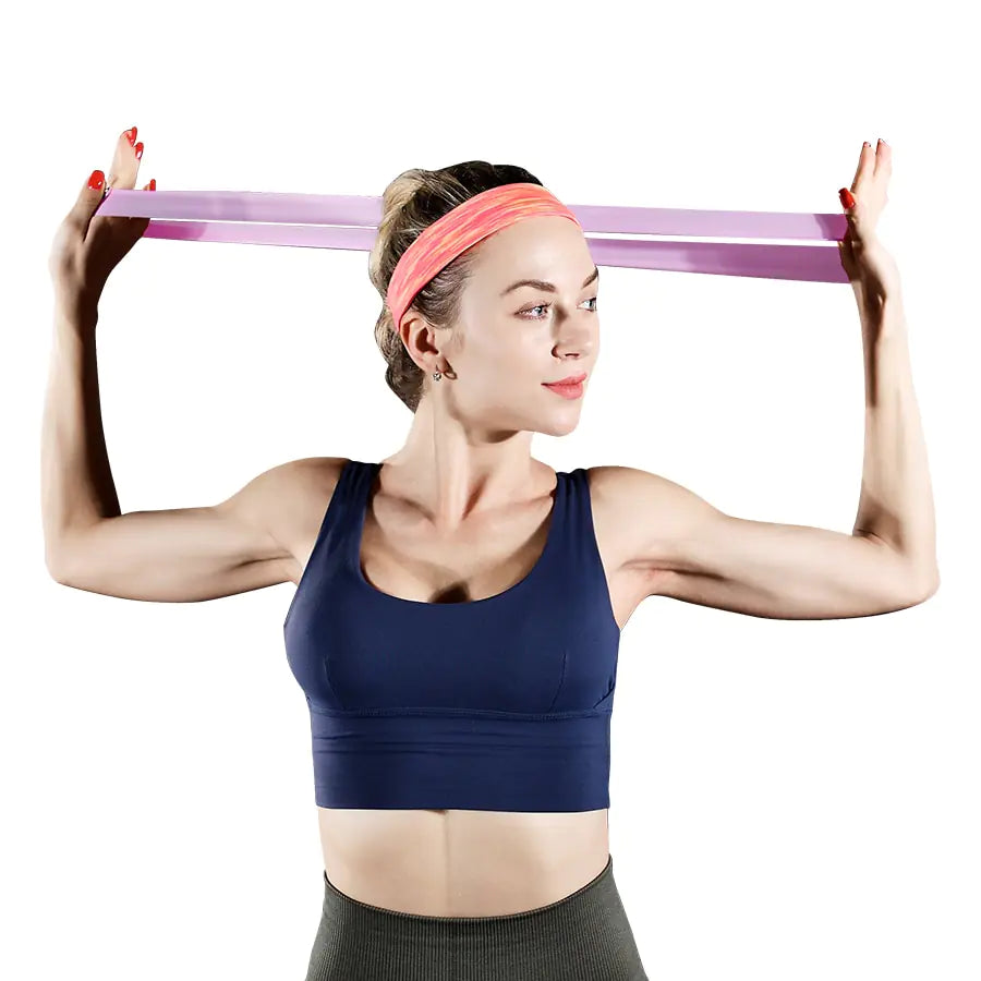 Fitness Elastic Resistance Bands Home Training Yoga Workout Gym Equipment Rieworkes