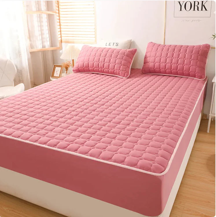 Cozy Nest 3-Piece Brushed Quilted Mattress Set Rieworkes