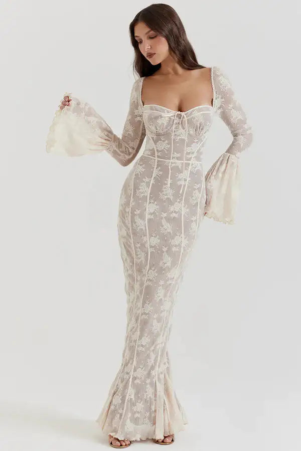 Sexy Lace Backless Slim Outfits Rieworkes