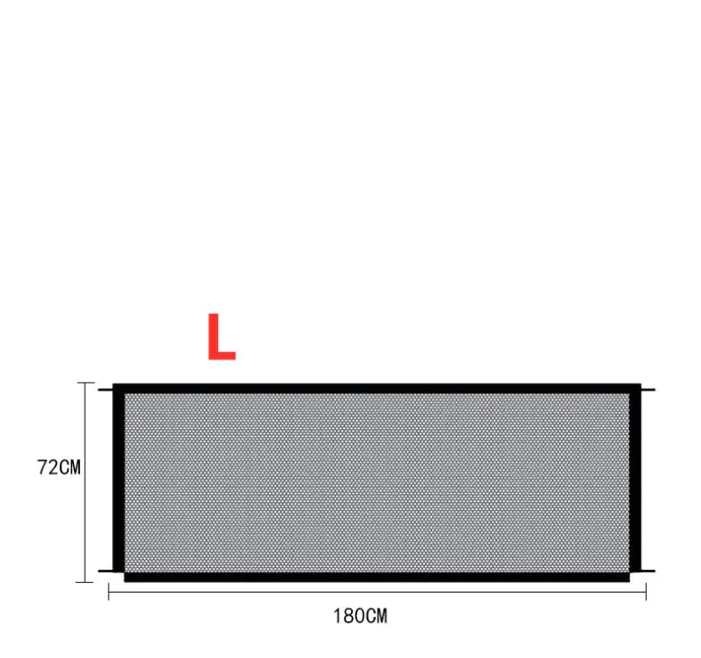 Black Foldable Protection Pet Safety Gate Rieworkes