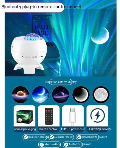 Northern Lights Starry Sky Projector Rieworkes
