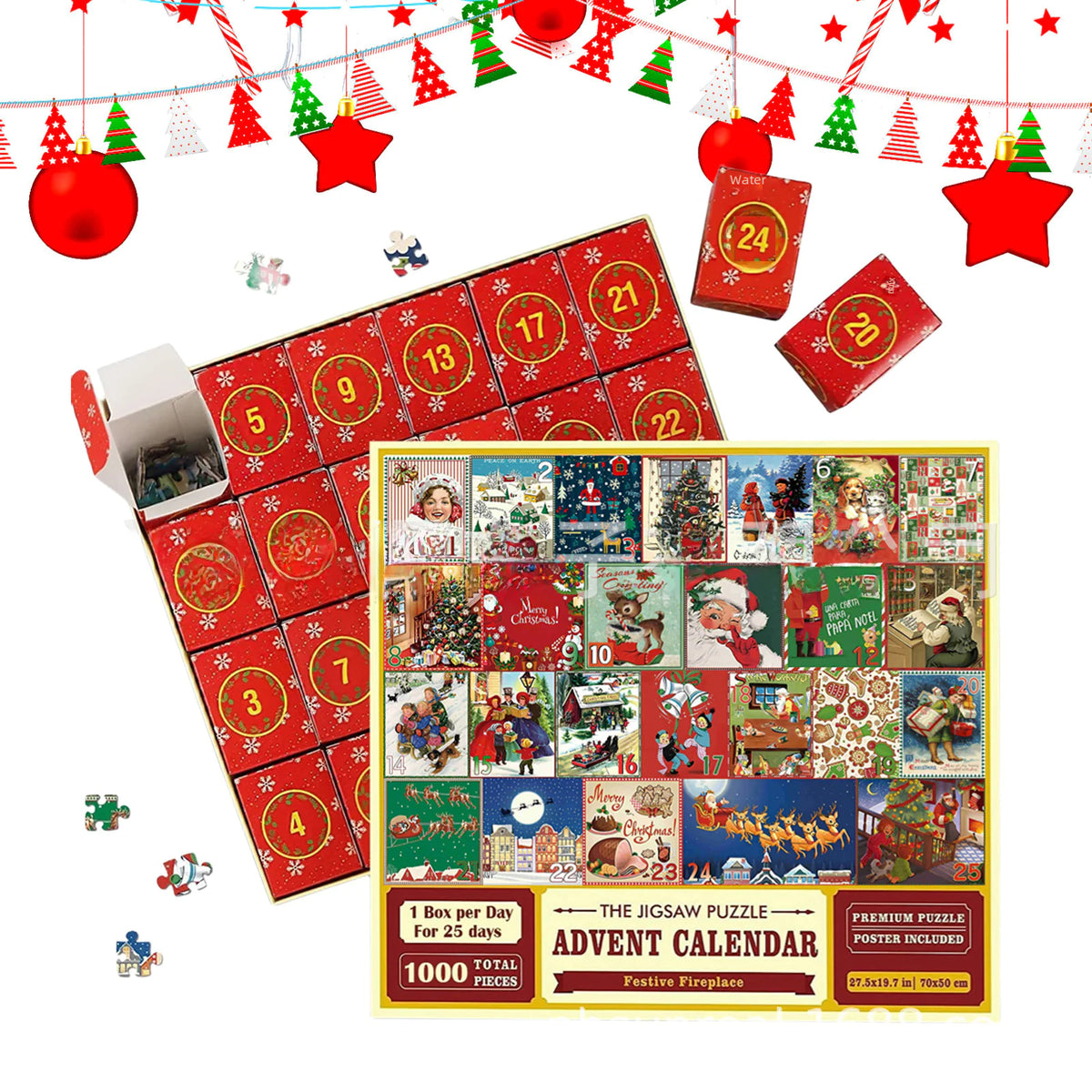 Nativity Scene Jigsaw Puzzle Advent Calendar Game Mimarta