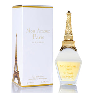 Mon Amour Paris for Women Eau De Parfum - Floral & Fruity - Ylang-Ylang Damascus Rose Jasmine - Classy & Elegant fragrance for Woman - Suitable for Daily Wear & Special Occasions - 100ml Bottle Mimarta