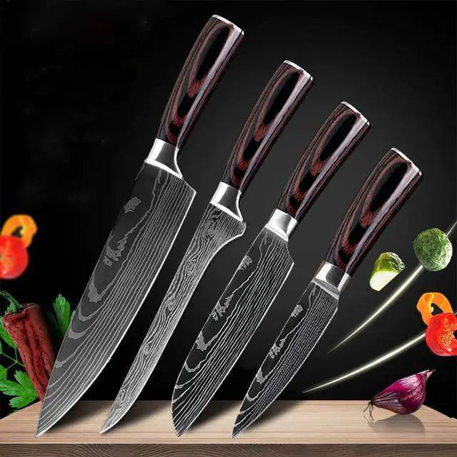Carpenter's Special Set 6-piece Set 8-piece Set Knife Chef Knife Kitchen Knife Cooking Rieworkes