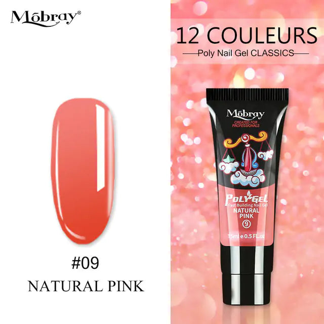 Poly Acrylic Gel: 15ML UV Gel for Nail Extension - 38 Colors Rieworkes
