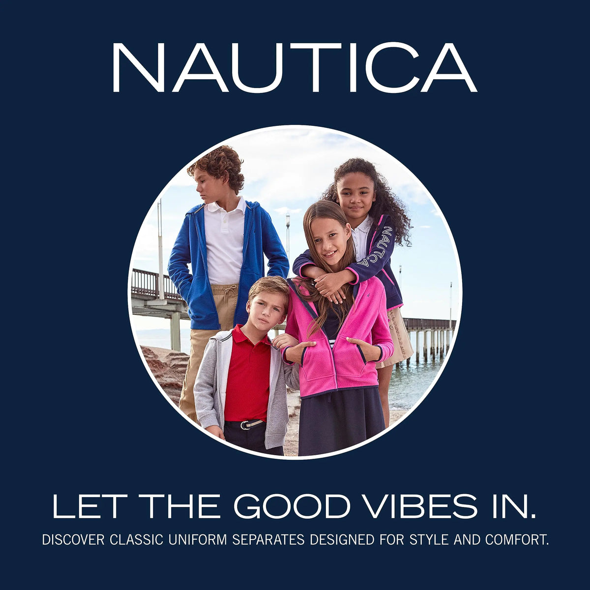 Nautica Boys' School Uniform Long Sleeve Polo Shirt, Button Closure, Comfortable, Breathable Fabric 6 Burgundy Rieworkes