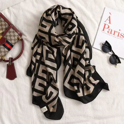 Plaid Scarf for Women Rieworkes