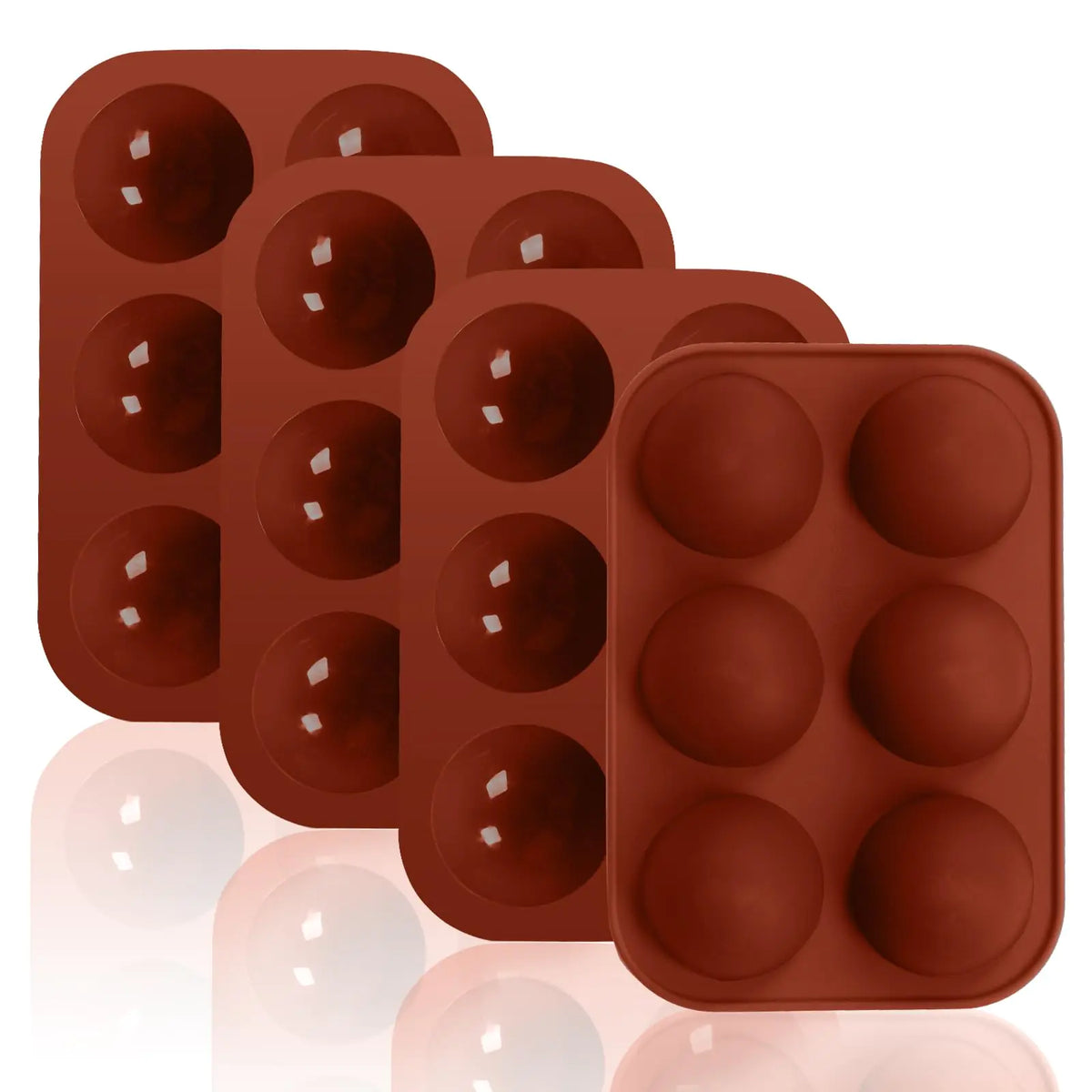 Create Magical Treats with 6-Cavity Semi Sphere Silicone Mold – Perfect for Hot Chocolate Bombs & More Mimarta