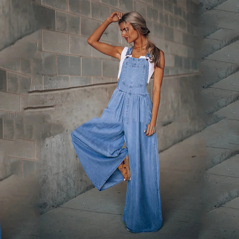 Denim Suspender Overalls Rieworkes