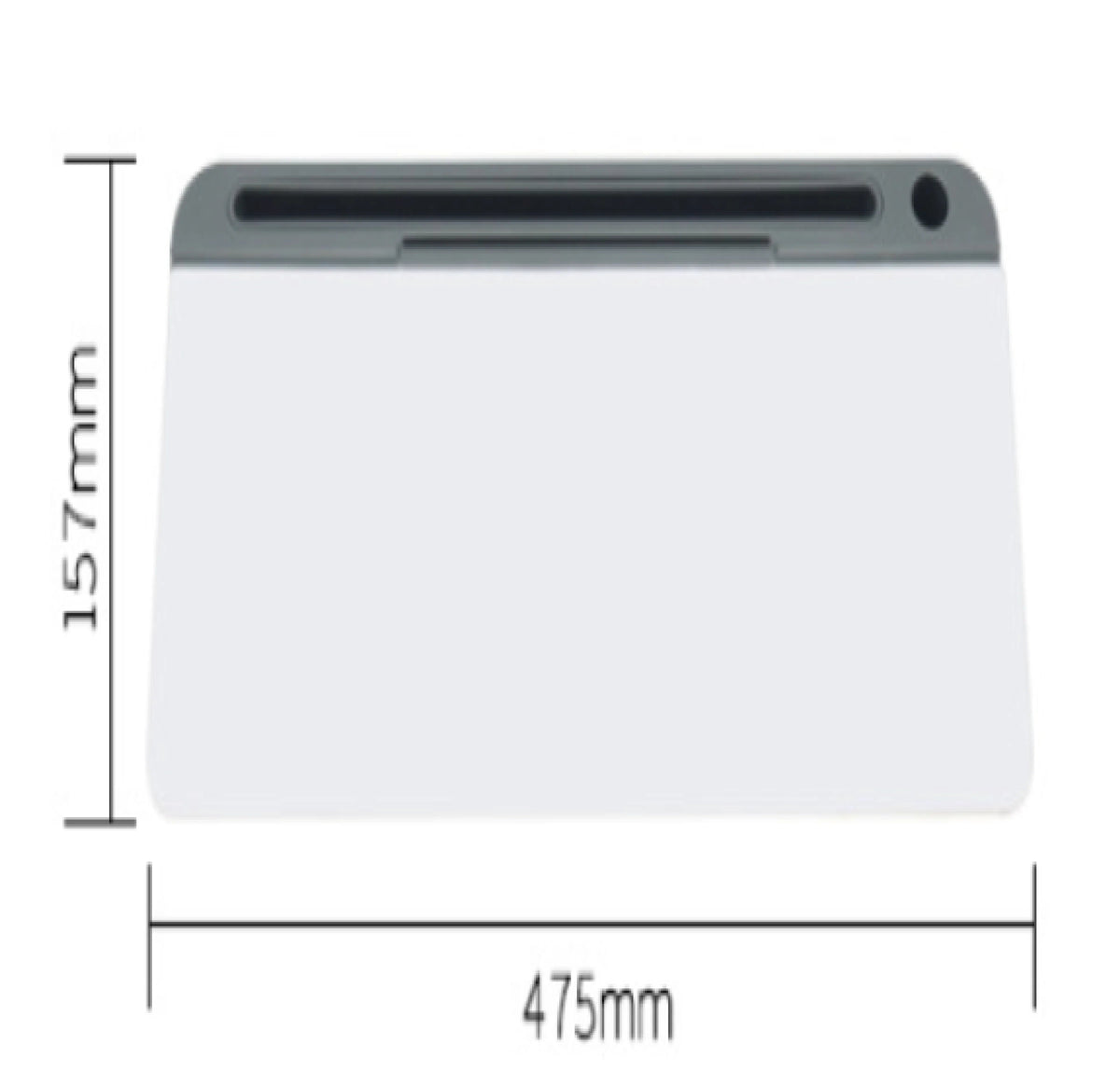 Office Glass Dry Erase Desktop Computer Storage Whiteboard pad Rieworkes