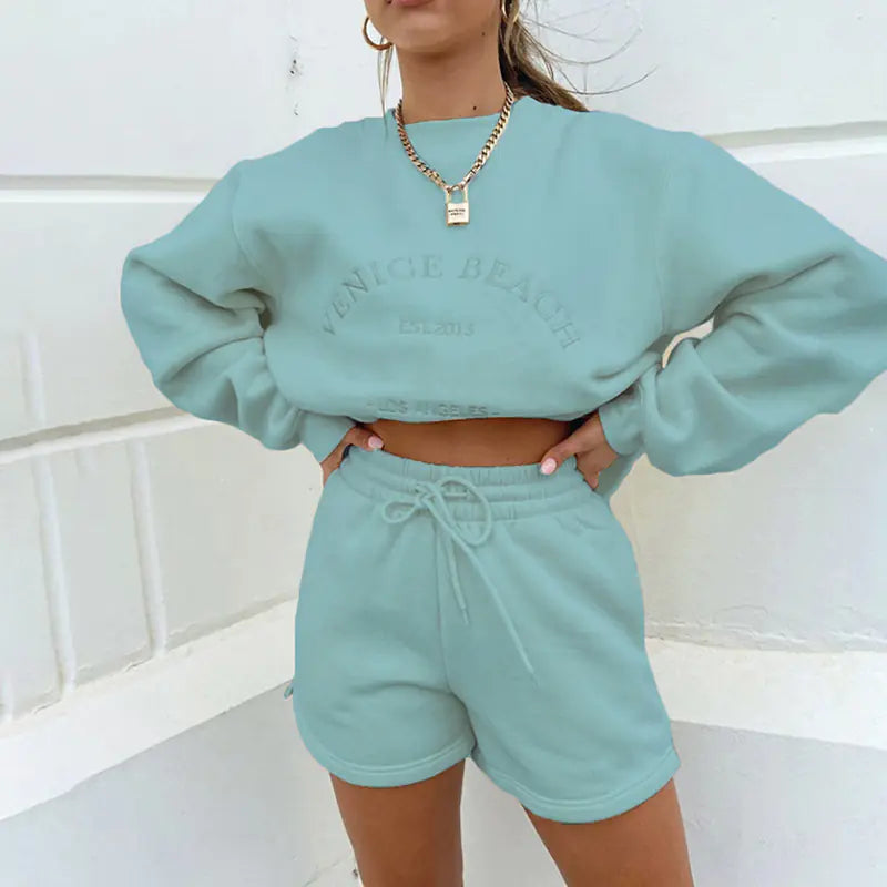 2023 Autumn Winter Women's Casual Hoodie Set Mimarta