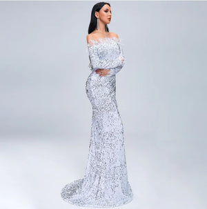 Elegant Evening Dress Rieworkes
