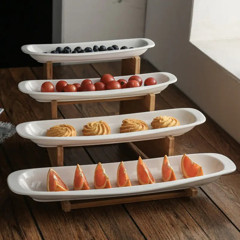 Ceramic Tiered Cake Plate Rieworkes