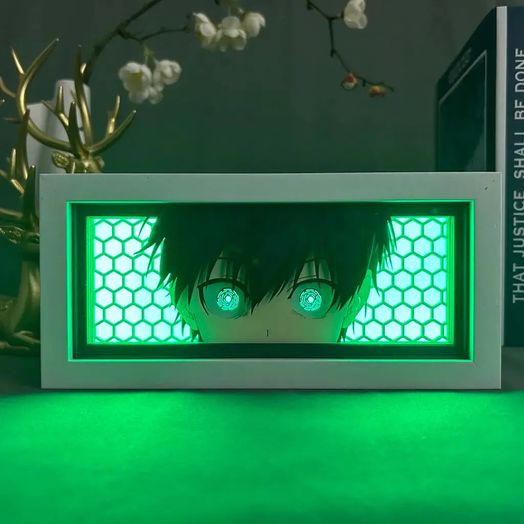 Lightbox Yoichi Isagi Blue Lock For Room Decoration Rieworkes