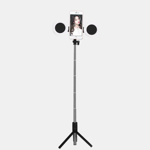 J861 Dual Light Bluetooth Selfie Stick with Tripod & LED Ring Light Mimarta
