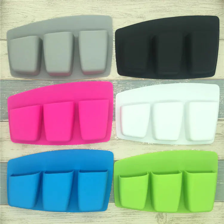 Silicone Self-Adhesive Storage Box, Foldable with Dividers Mimarta