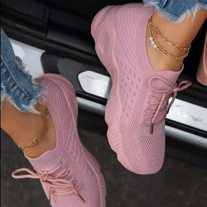 Womens Running Trainers Ladies Sneakers Slip On Walking Gym Comfy Fashion Shoes Rieworkes
