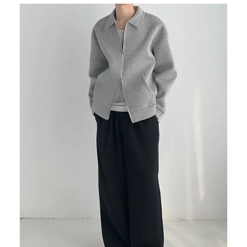 Flip Collar Zipper Coat Rieworkes