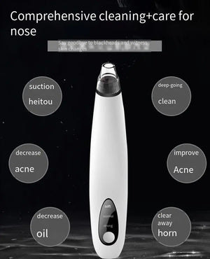 Electric Blackhead Remover Cleaner Face Diamond Pore Vacuum Suction White Heads Rieworkes