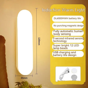 Smart Human Induction Rechargeable Small Night Lamp Rieworkes