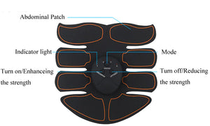 EMS Abdominal Muscle Toning Trainer ABS Stimulator Toner Fitness Binder Gym Belt Rieworkes