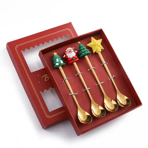 Christmas Cutlery Set: Festive Spoon and Fork Rieworkes