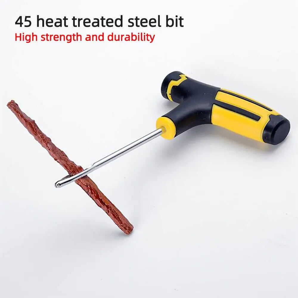 68pc Tire Repair Kit DIY Flat Tire Repair Car Truck Motorcycle Home Plug Patch Rieworkes
