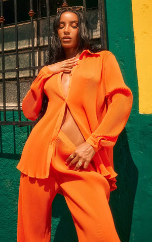 Edge Shirt & Pants Set in Orange Rieworkes