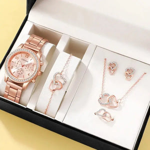 Rose Gold Luxury Watch Set Rieworkes