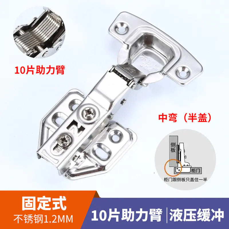 304 Stainless Steel Cabinet Door Hydraulic Hinges Mimarta