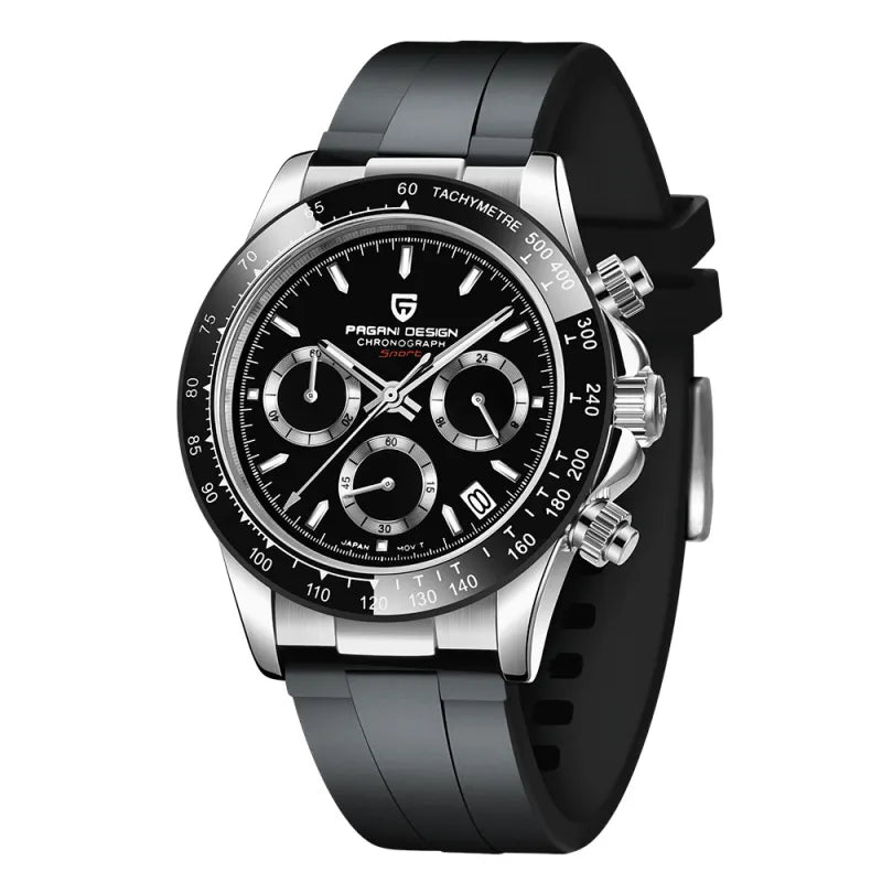 Multifunctional Waterproof Silicone Band Quartz Watch Rieworkes