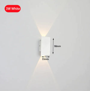 Modern 6W LED Indoor Wall Lamp for Bedroom and Living Room Rieworkes