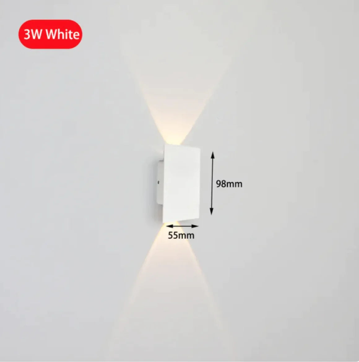 Modern 6W LED Indoor Wall Lamp for Bedroom and Living Room Rieworkes