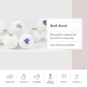 Fizzes for your Bath and Shower - 3 Bath bombs and 8 shower steamers Rieworkes
