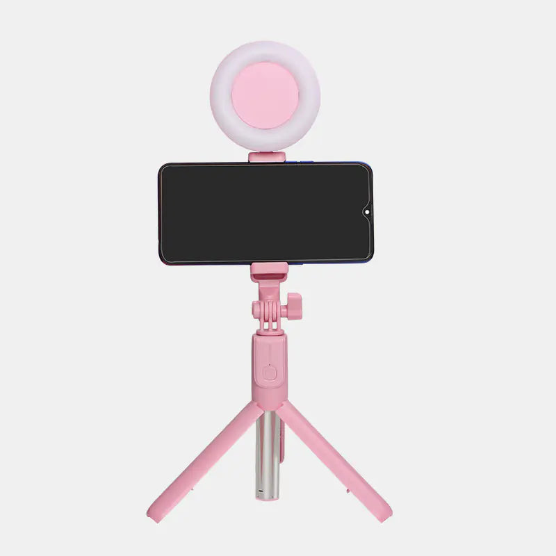 J861 Dual Light Bluetooth Selfie Stick with Tripod &amp; LED Ring Light Mimarta