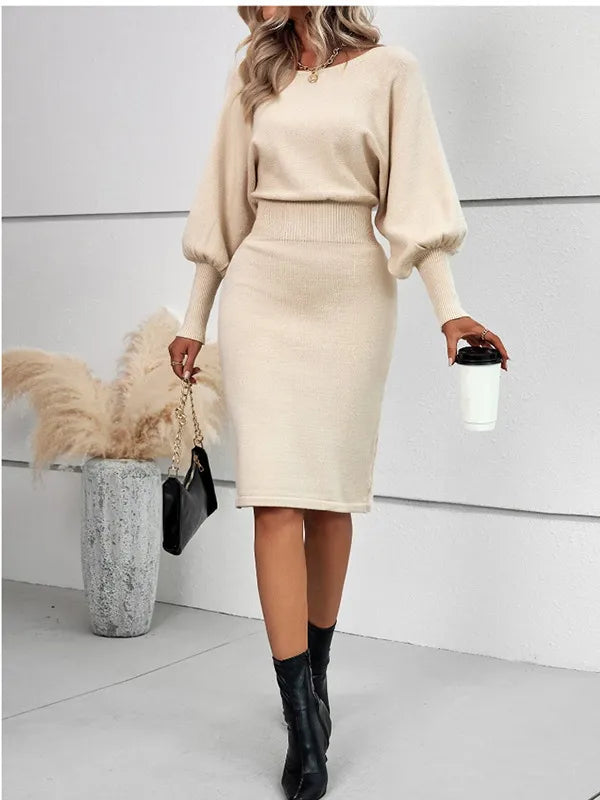 Crew Neck Long Sleeve Dress Rieworkes