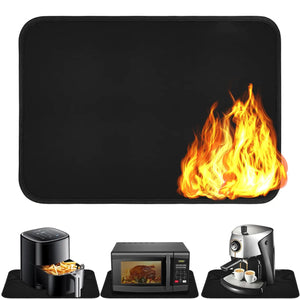 Silicone mat Heat Resistant Mat for Air Fryer Site Fireproof Silicone Mat for Kitchen Countertop Non-slip and Waterproof Countertop Protector oven liners for bottom of oven (1 23.6"X 15.8") Mimarta