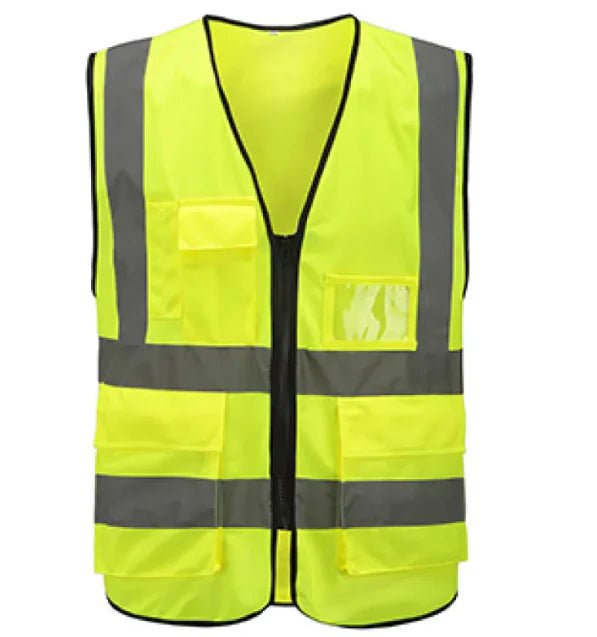 Multi-Pocket Reflective Safety Vest – Customizable for Work & Outdoor Use Mimarta