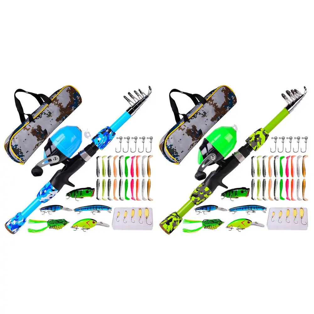 Kids Fishing Pole Set Rieworkes