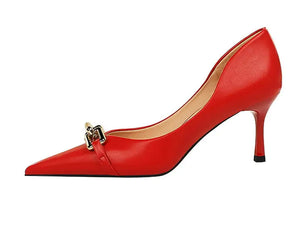 Buckled Chain High Heels Rieworkes