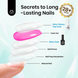 Beetles Gel Base and Top Coat,2 Pcs 15ml Upgrade Super Shiny Gel Top Coat and Base Coat Set,Glossy and Long-Lasting Gel Polish,Soak Off Nail Lamp Foundation Combination Gel Polish Base and Top Coat Rieworkes