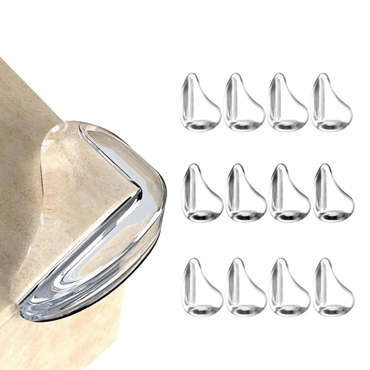 12 Pack Corner Protector for Baby Clear Corner Protectors Furniture Corner Guard & Edge Safety Bumpers to Cover Sharp Furniture & Table Edges Mimarta