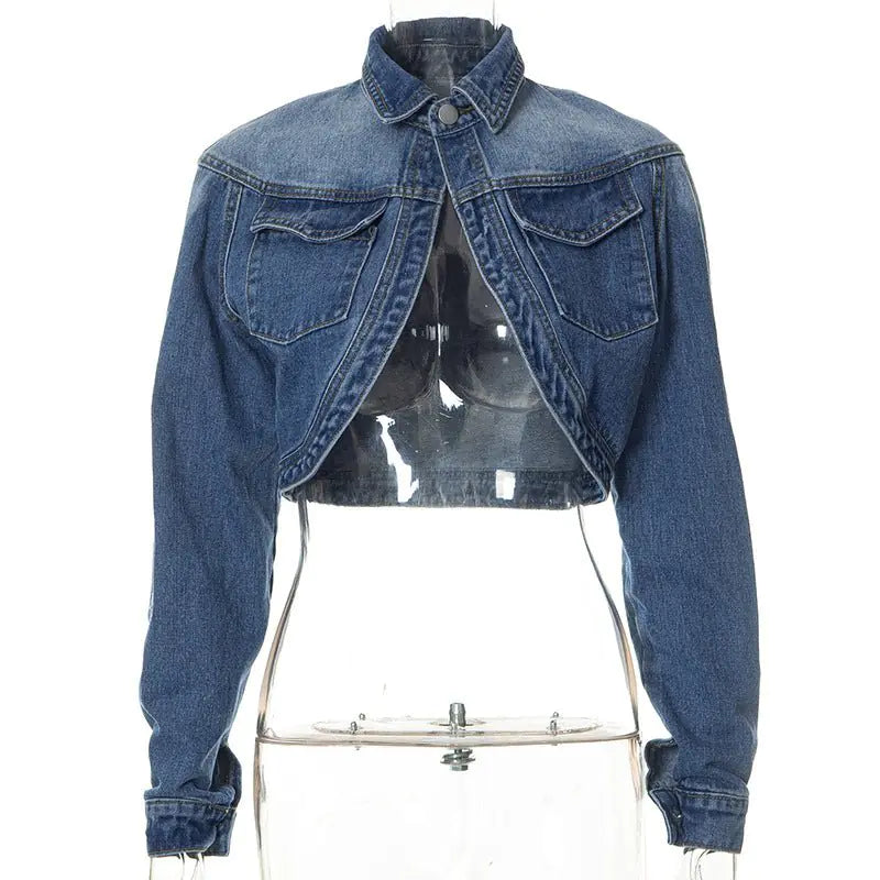 Cropped Denim Jacket Women Rieworkes