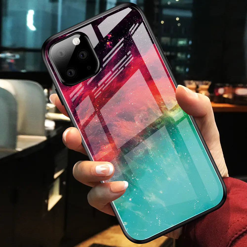 Gradient Glass Phone Case for iPhone 11 and XS Max Mimarta