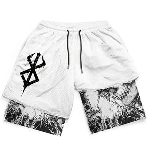 Y2K Men’s Anime Gym Shorts Rieworkes