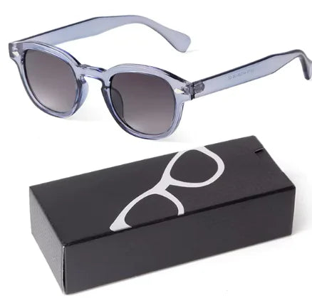 Gradient Small Round Sunglasses for Women Men Rieworkes