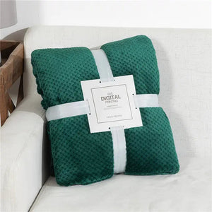 Fluffy Plaid Winter Bed Blankets Rieworkes